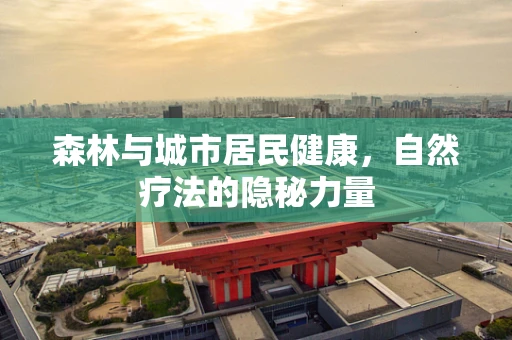 森林与城市居民健康，自然疗法的隐秘力量