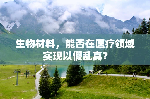 生物材料，能否在医疗领域实现以假乱真？