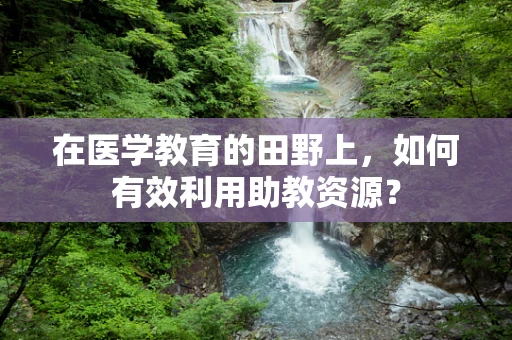 在医学教育的田野上，如何有效利用助教资源？