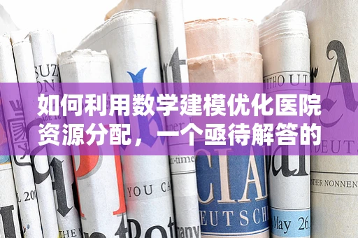 如何利用数学建模优化医院资源分配，一个亟待解答的难题？