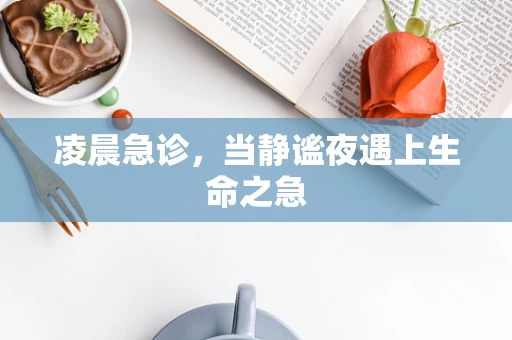 凌晨急诊，当静谧夜遇上生命之急