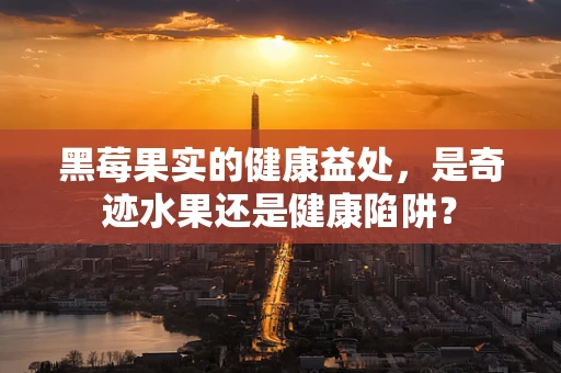 黑莓果实的健康益处，是奇迹水果还是健康陷阱？