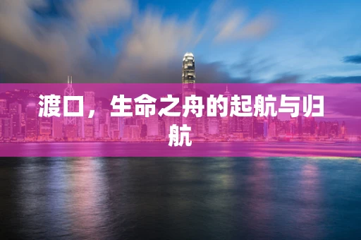 渡口，生命之舟的起航与归航