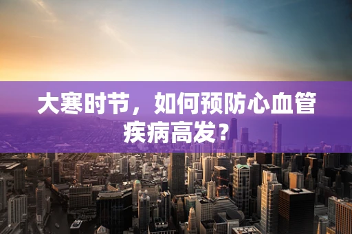 大寒时节，如何预防心血管疾病高发？