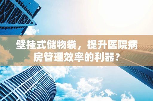 壁挂式储物袋，提升医院病房管理效率的利器？