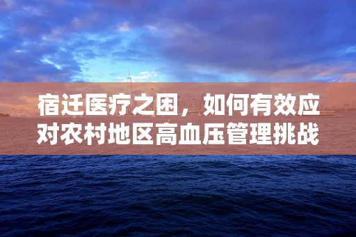 宿迁医疗之困，如何有效应对农村地区高血压管理挑战？