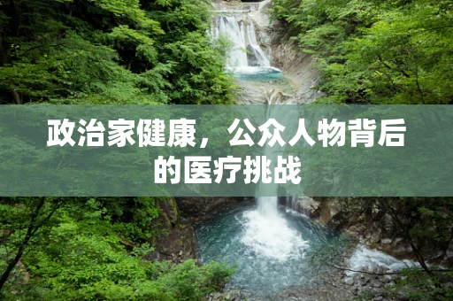 政治家健康，公众人物背后的医疗挑战