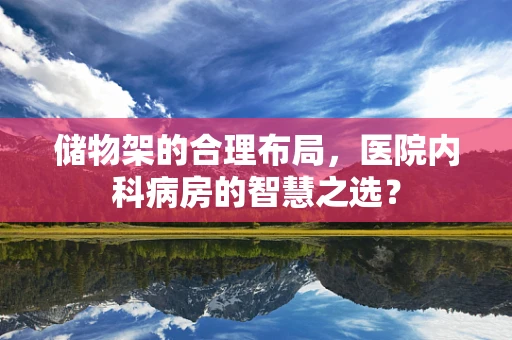 储物架的合理布局，医院内科病房的智慧之选？