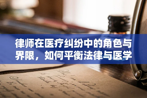 律师在医疗纠纷中的角色与界限，如何平衡法律与医学的边界？
