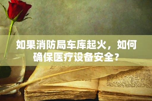 如果消防局车库起火，如何确保医疗设备安全？