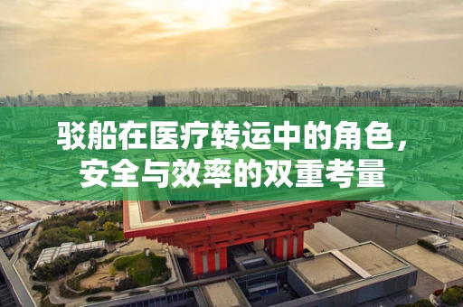 驳船在医疗转运中的角色，安全与效率的双重考量