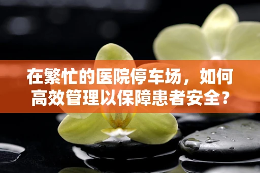 在繁忙的医院停车场，如何高效管理以保障患者安全？
