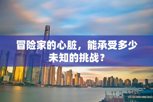 冒险家的心脏，能承受多少未知的挑战？