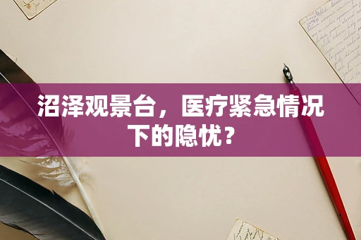 沼泽观景台，医疗紧急情况下的隐忧？