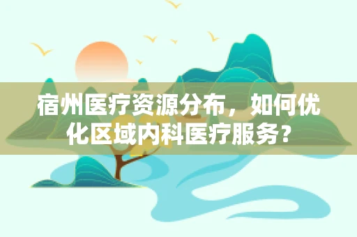 宿州医疗资源分布，如何优化区域内科医疗服务？