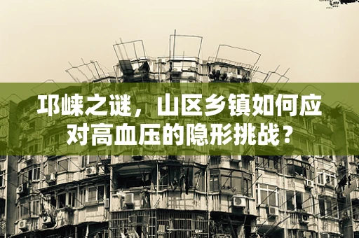 邛崃之谜，山区乡镇如何应对高血压的隐形挑战？