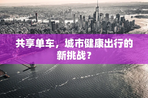 共享单车，城市健康出行的新挑战？