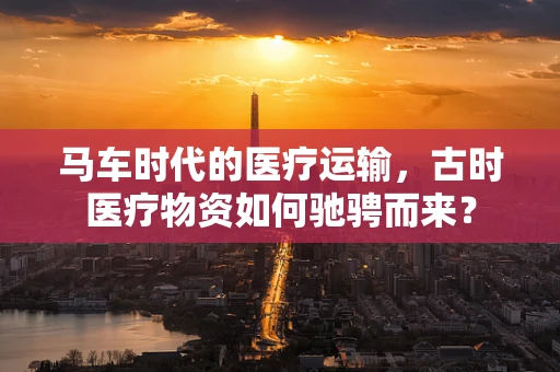 马车时代的医疗运输，古时医疗物资如何驰骋而来？