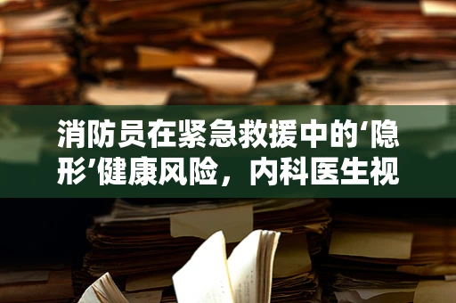 消防员在紧急救援中的‘隐形’健康风险，内科医生视角的关注