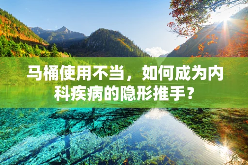 马桶使用不当，如何成为内科疾病的隐形推手？
