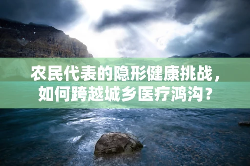 农民代表的隐形健康挑战，如何跨越城乡医疗鸿沟？