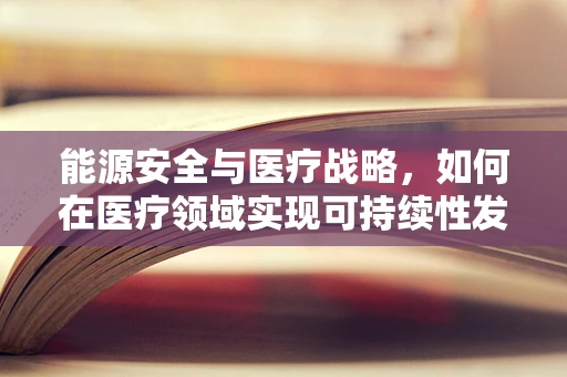 能源安全与医疗战略，如何在医疗领域实现可持续性发展？