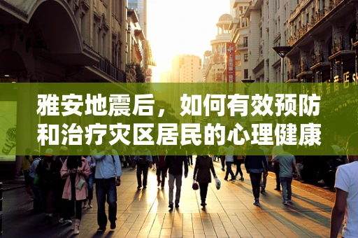 雅安地震后，如何有效预防和治疗灾区居民的心理健康问题？