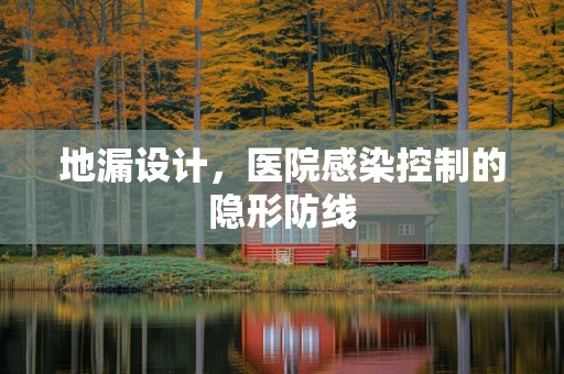 地漏设计，医院感染控制的隐形防线