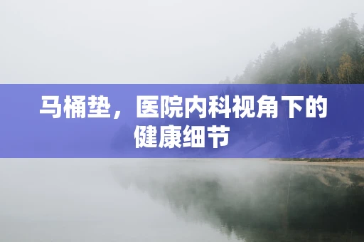 马桶垫，医院内科视角下的健康细节