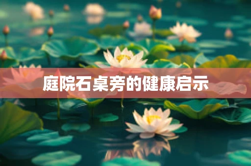 庭院石桌旁的健康启示