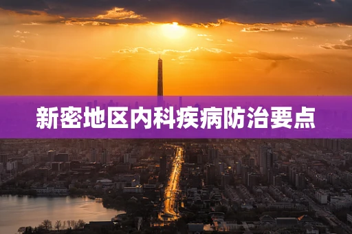 新密地区内科疾病防治要点