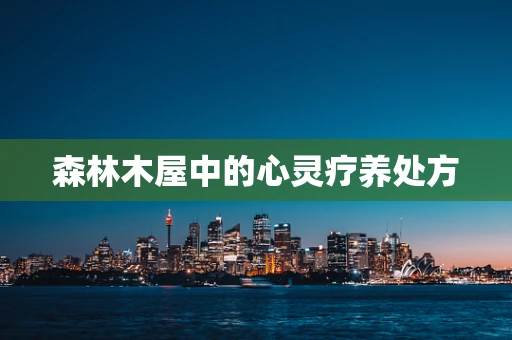 森林木屋中的心灵疗养处方