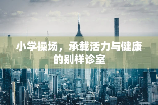 小学操场，承载活力与健康的别样诊室