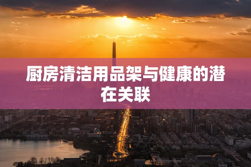 厨房清洁用品架与健康的潜在关联