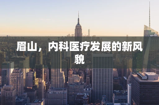 眉山，内科医疗发展的新风貌