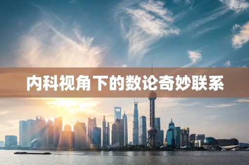 内科视角下的数论奇妙联系