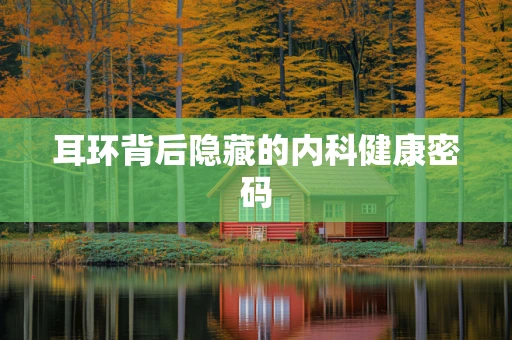 耳环背后隐藏的内科健康密码