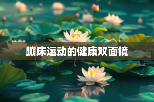 蹦床运动的健康双面镜
