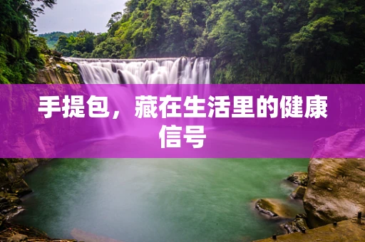 手提包，藏在生活里的健康信号
