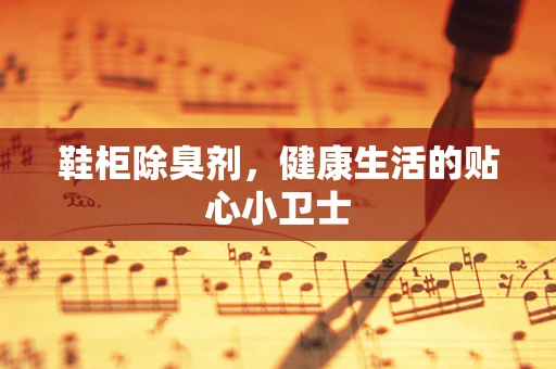 鞋柜除臭剂，健康生活的贴心小卫士