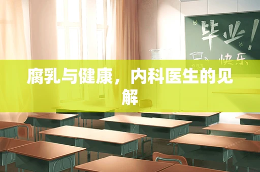 腐乳与健康，内科医生的见解