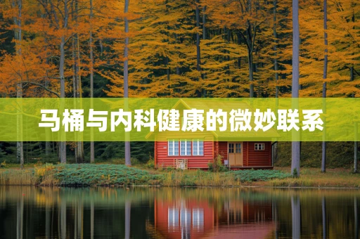 马桶与内科健康的微妙联系