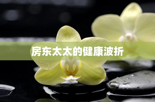 房东太太的健康波折